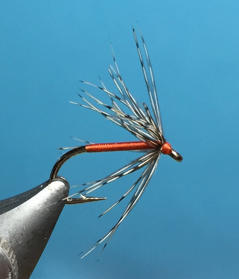 Nassfliege - Orange / Partridge