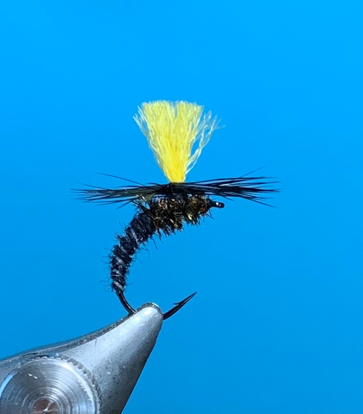 Dry Fly - Klinkhamer Black/Yellow